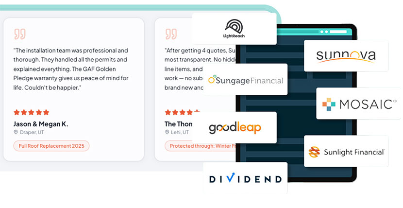 Rely on a platform trusted by home services companies
